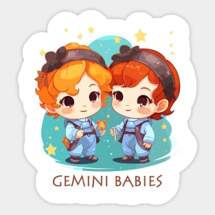 Gemini Babies 3 Sticker